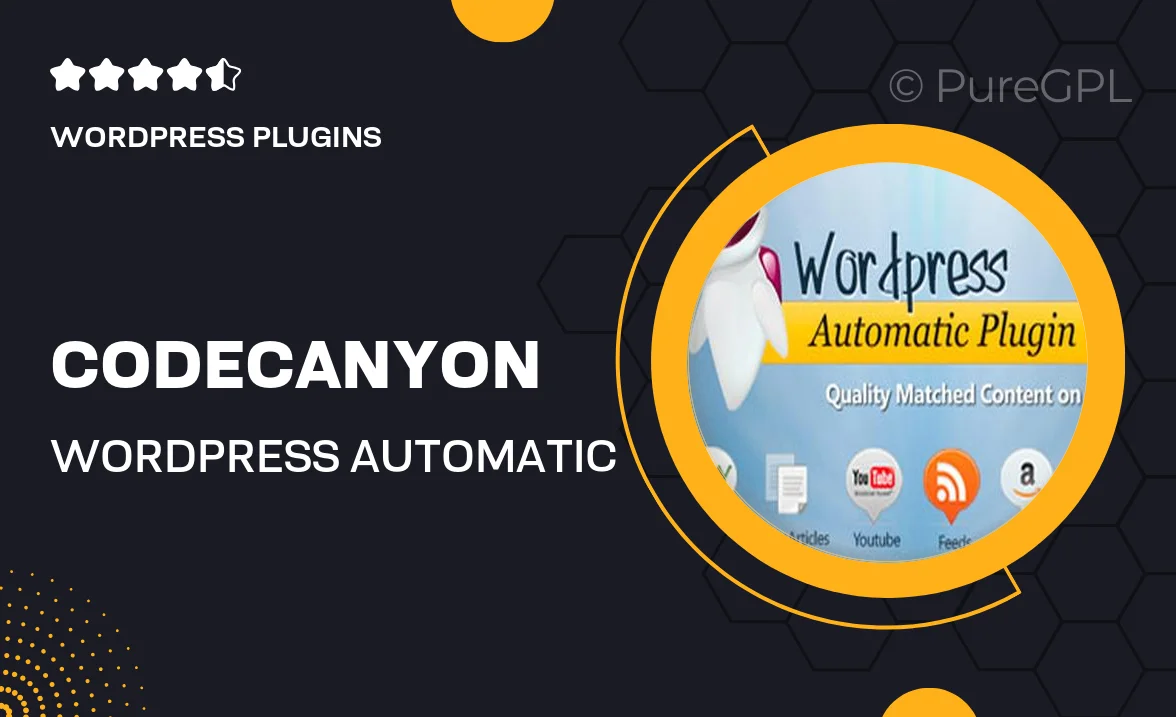 Codecanyon | WordPress Automatic Plugin