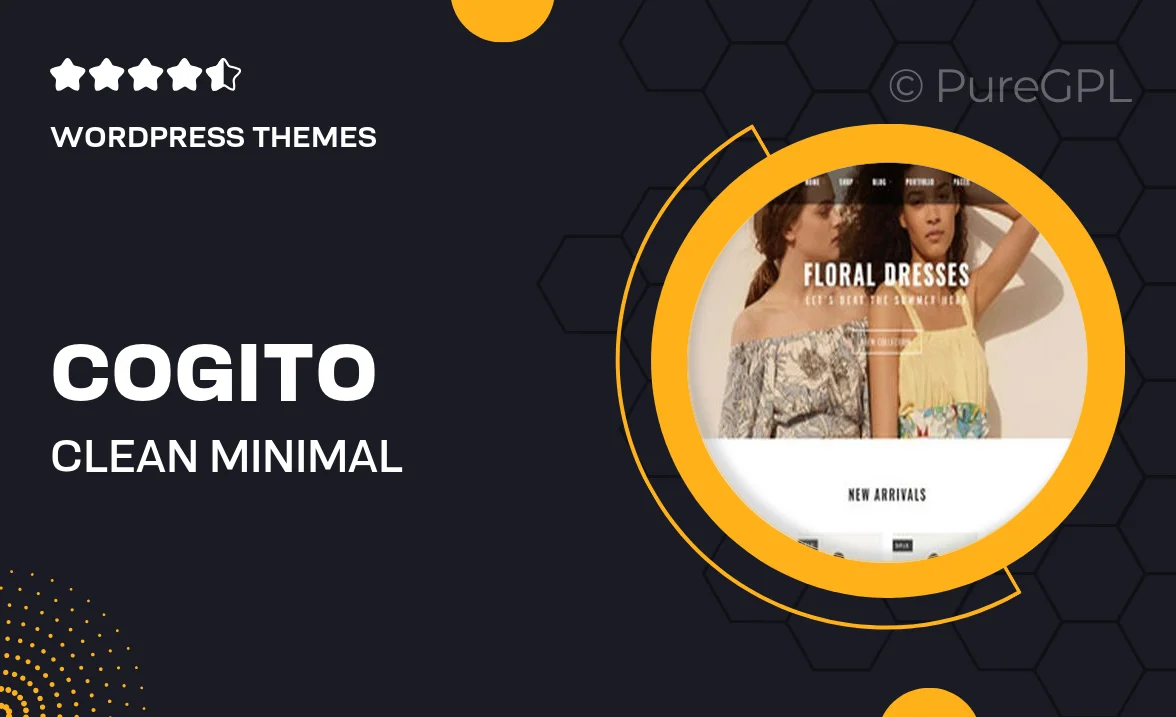 Cogito – Clean, Minimal WooCommerce Theme