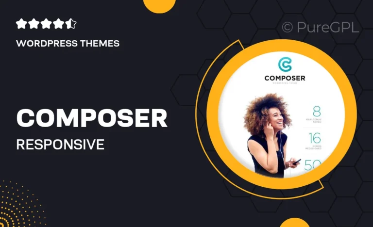 composer responsive multi purpose high performance wordpress theme