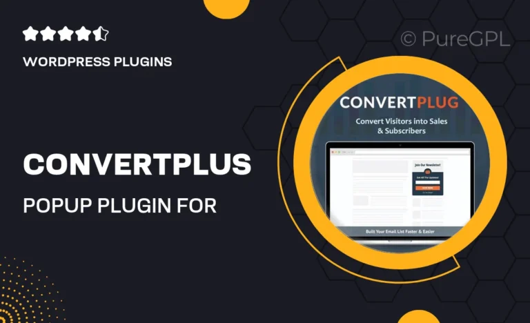 convertplus popup plugin for wordpress