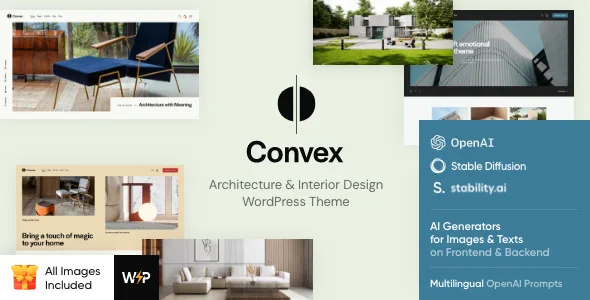 convex architecture interior design wordpress theme 1