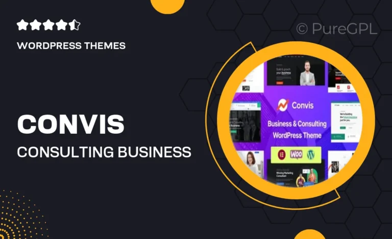 convis consulting business wordpress theme