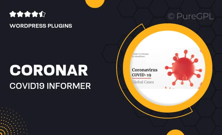 coronar covid 19 informer for wordpress