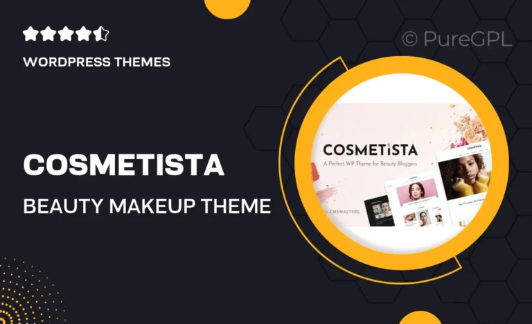 cosmetista beauty makeup theme