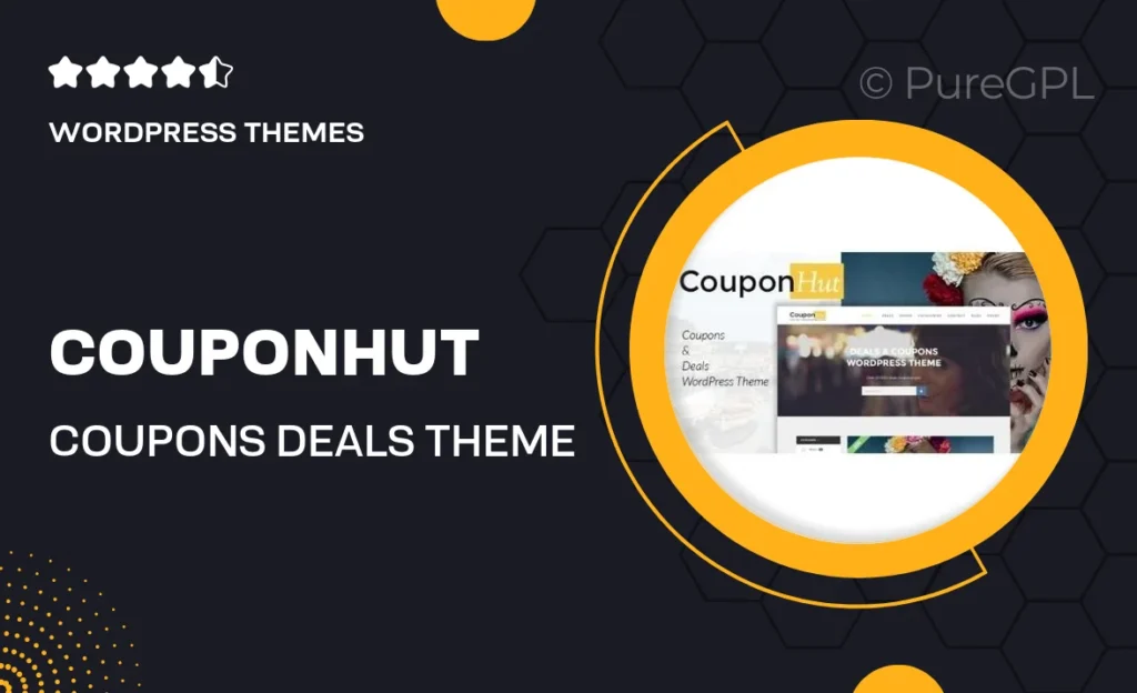 CouponHut – Coupons & Deals Theme 9 CouponHut – Coupons & Deals Theme