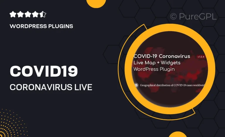 covid 19 coronavirus live map widgets for wordpress