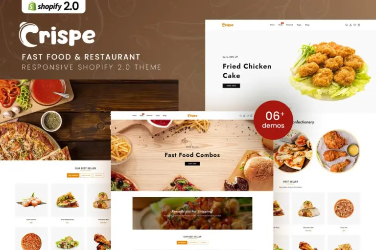 crispe fast food restaurant shopify 20 theme