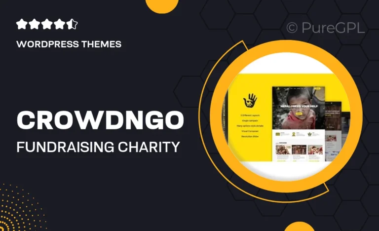 crowdngo fundraising charity wordpress theme
