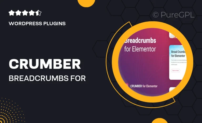 crumber breadcrumbs for elementor