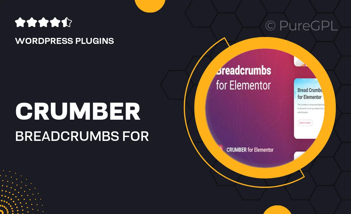 Crumber – Breadcrumbs for Elementor