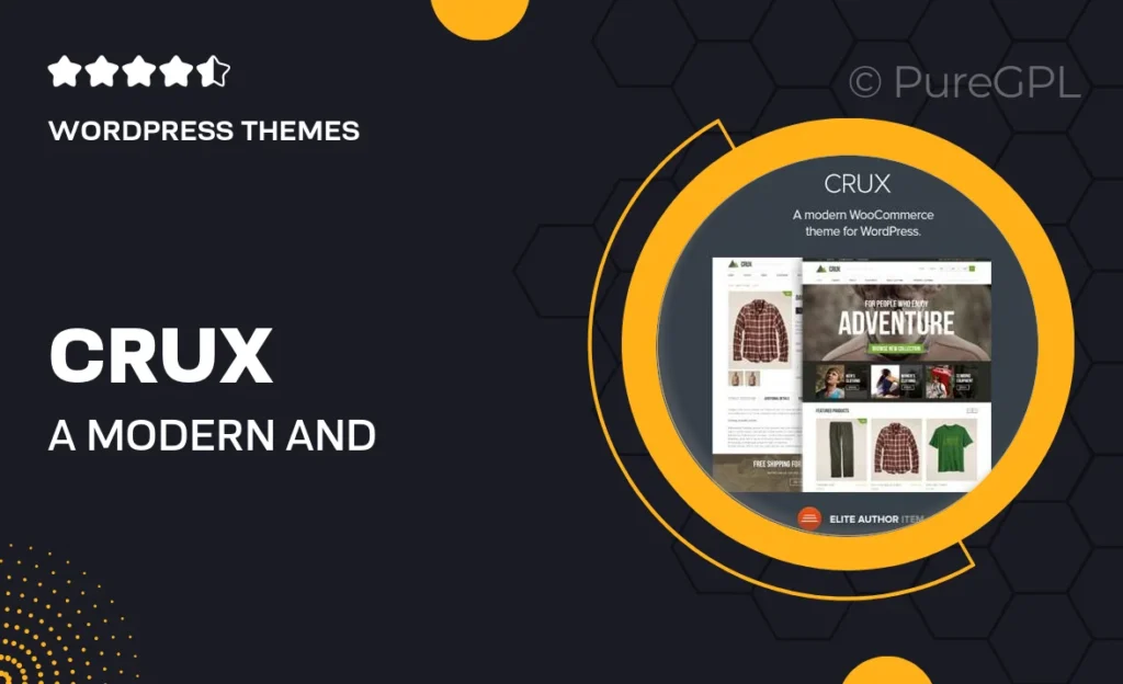 Crux – A modern and lightweight WooCommerce theme 22 Crux – A modern and lightweight WooCommerce theme