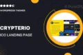 Crypterio – ICO Landing Page and Cryptocurrency WordPress Theme