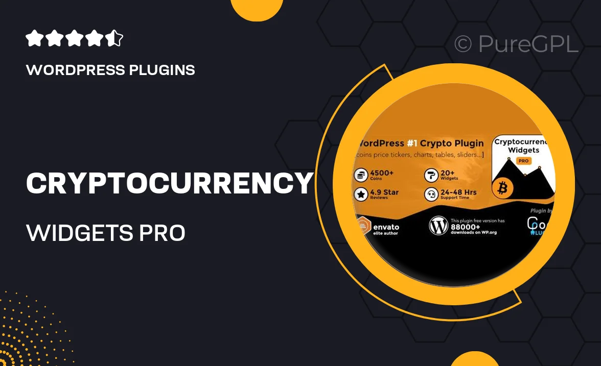 Cryptocurrency Widgets Pro – WordPress Crypto Plugin