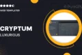 Cryptum – Luxurious Cryptocurrency Material Design Admin Dashboard