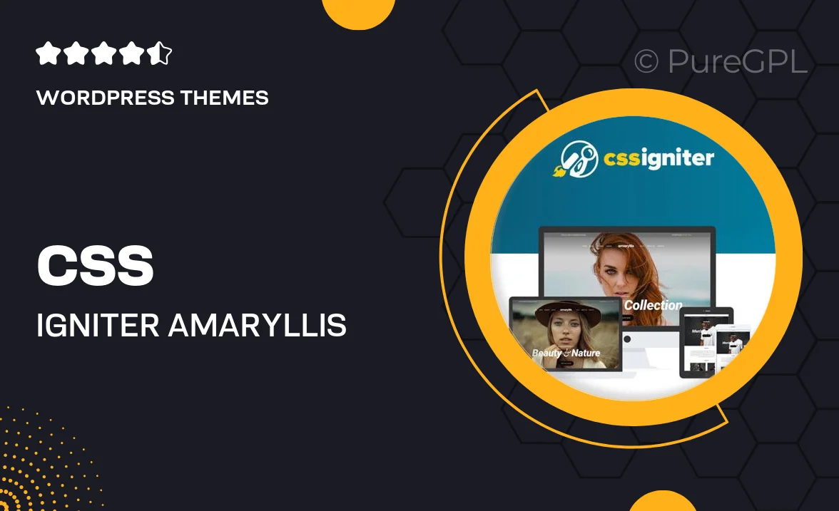 CSS Igniter Amaryllis WordPress Theme