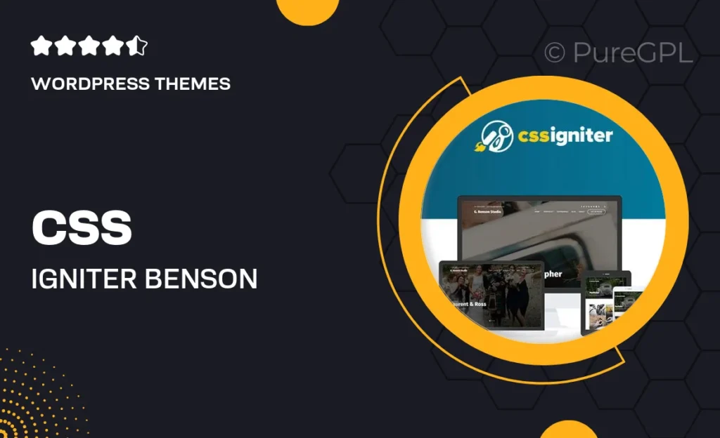 CSS Igniter Benson WordPress Theme 49 CSS Igniter Benson WordPress Theme