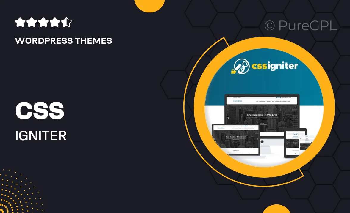 CSS Igniter Business3ree WordPress Theme