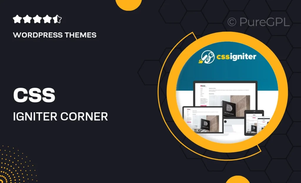 CSS Igniter Corner WordPress Theme 15 CSS Igniter Corner WordPress Theme