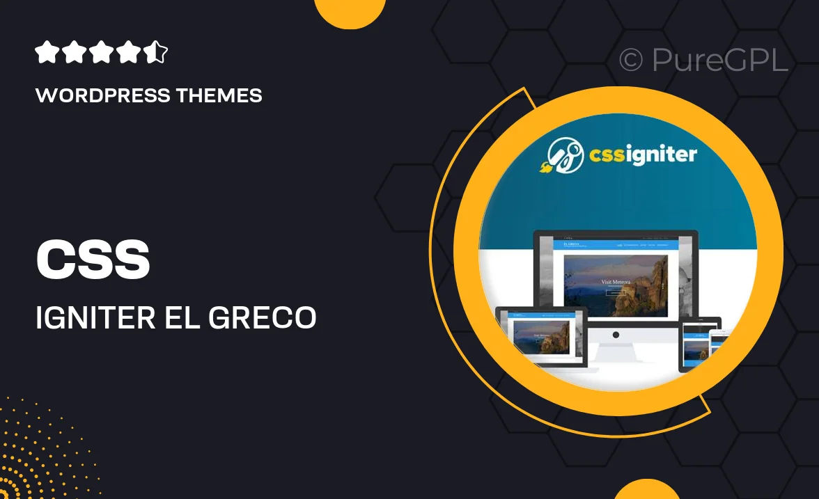 CSS Igniter El Greco WordPress Theme