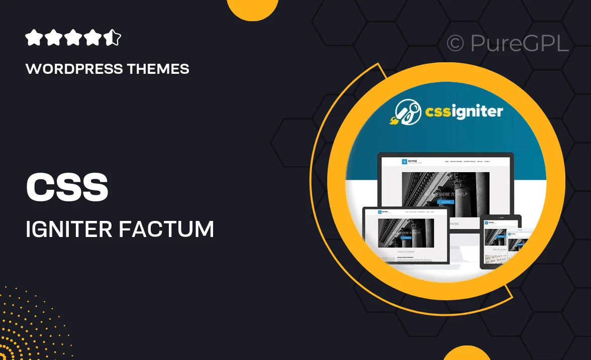 CSS Igniter Factum WordPress Theme