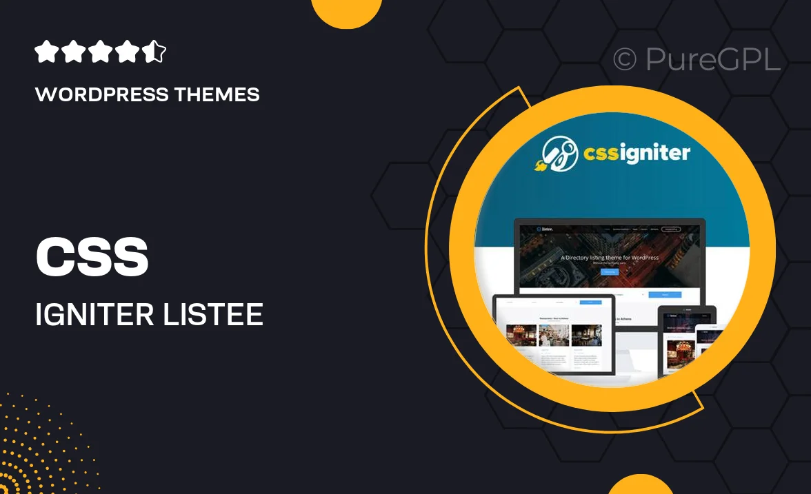 CSS Igniter Listee WordPress Theme