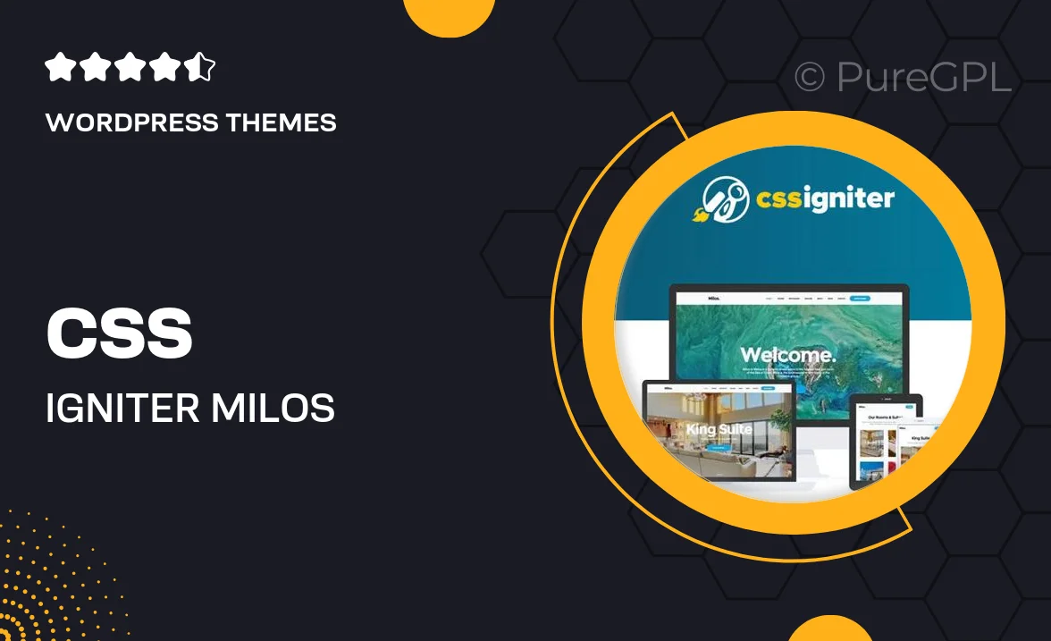 CSS Igniter Milos WordPress Theme