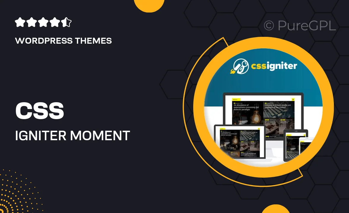 CSS Igniter Moment WordPress Theme