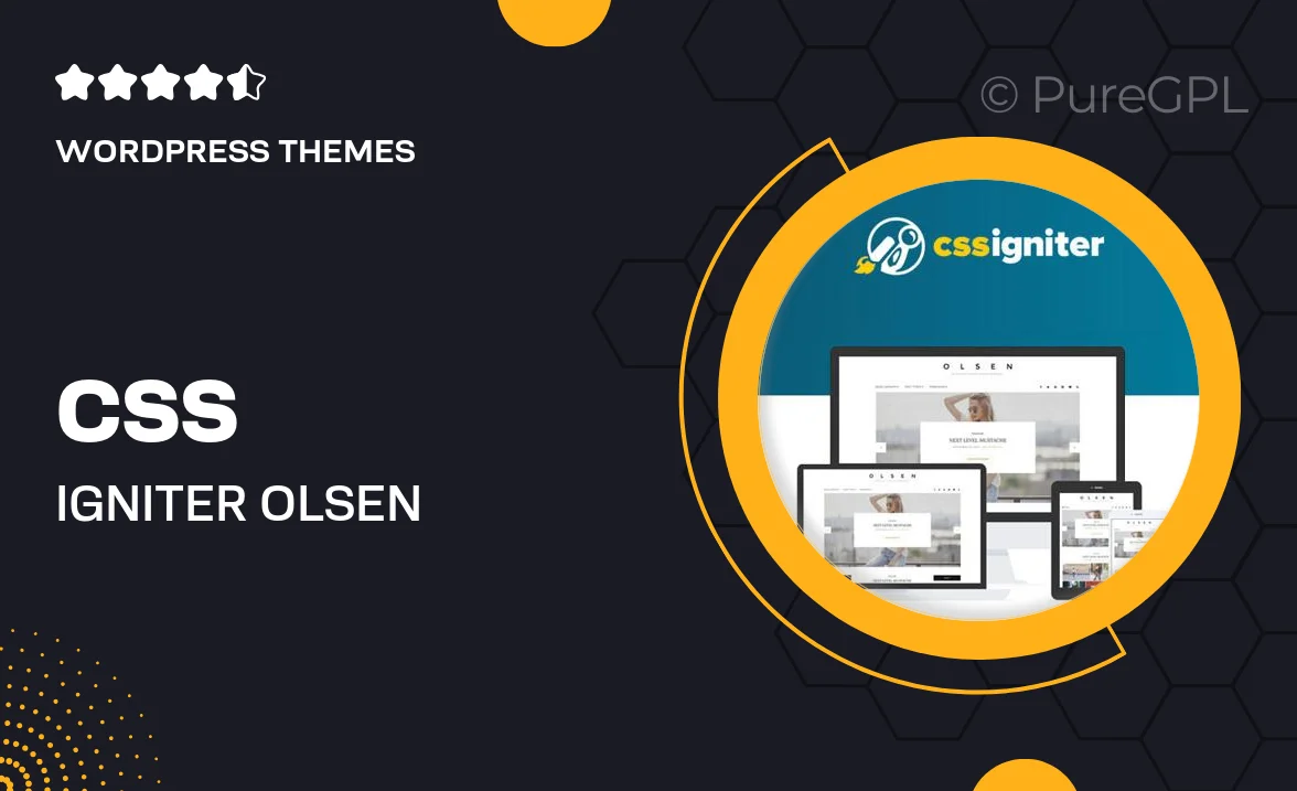 CSS Igniter Olsen WordPress Theme