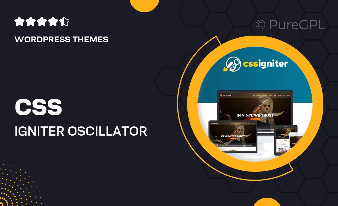 CSS Igniter Oscillator WordPress Theme