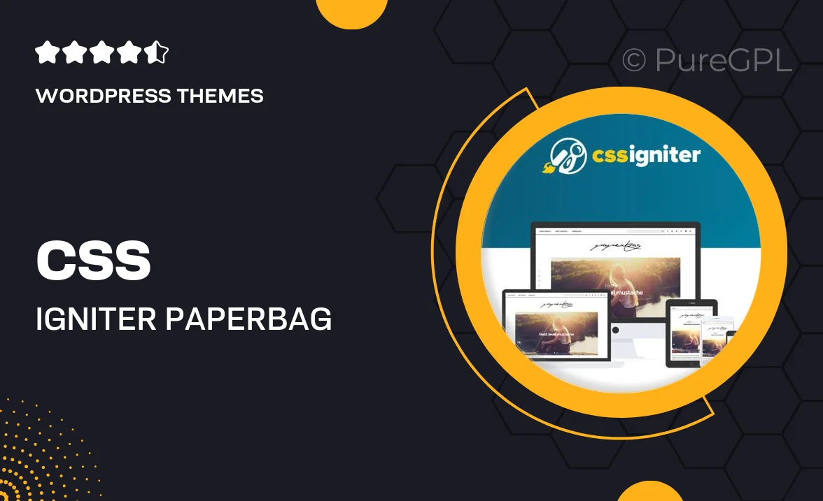CSS Igniter Paperbag WordPress Theme