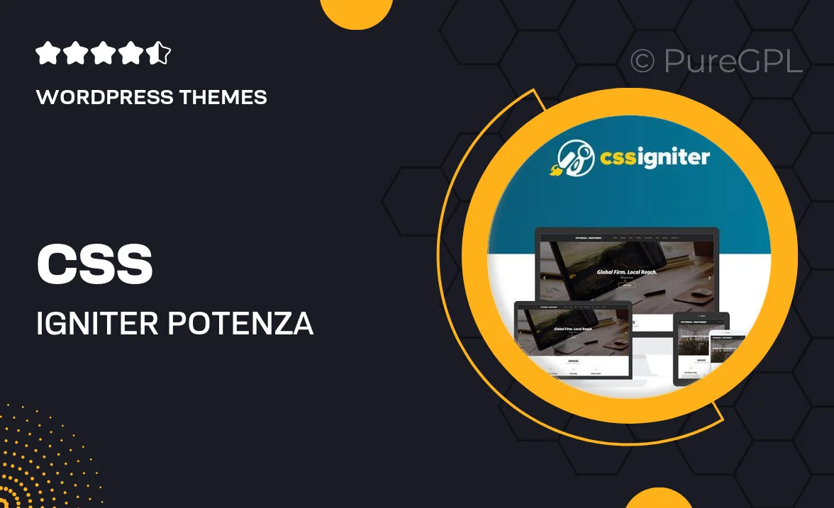 CSS Igniter Potenza WordPress Theme