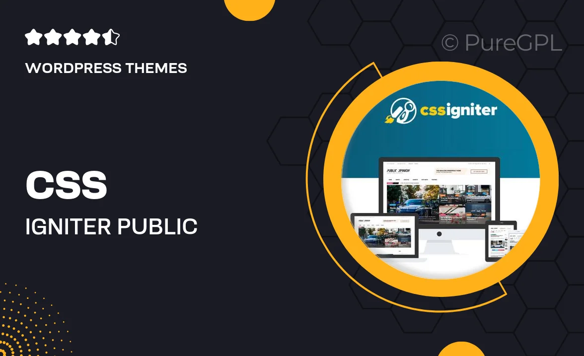 CSS Igniter Public Opinion WordPress Theme