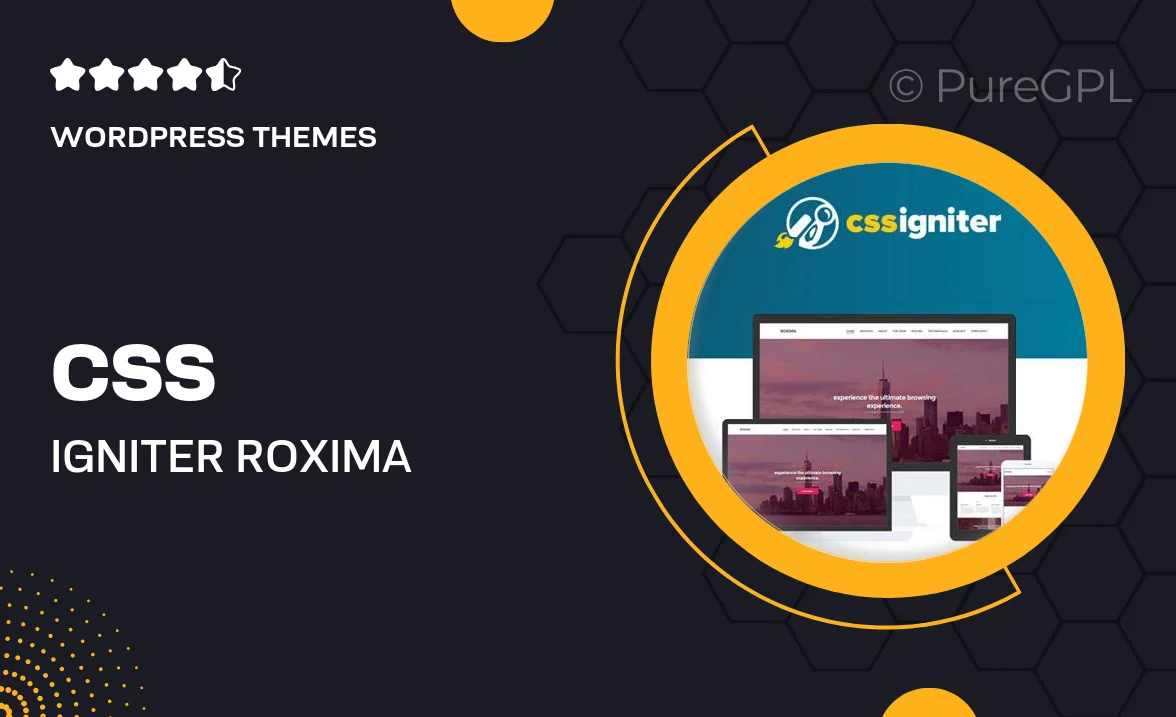 CSS Igniter Roxima WordPress Theme