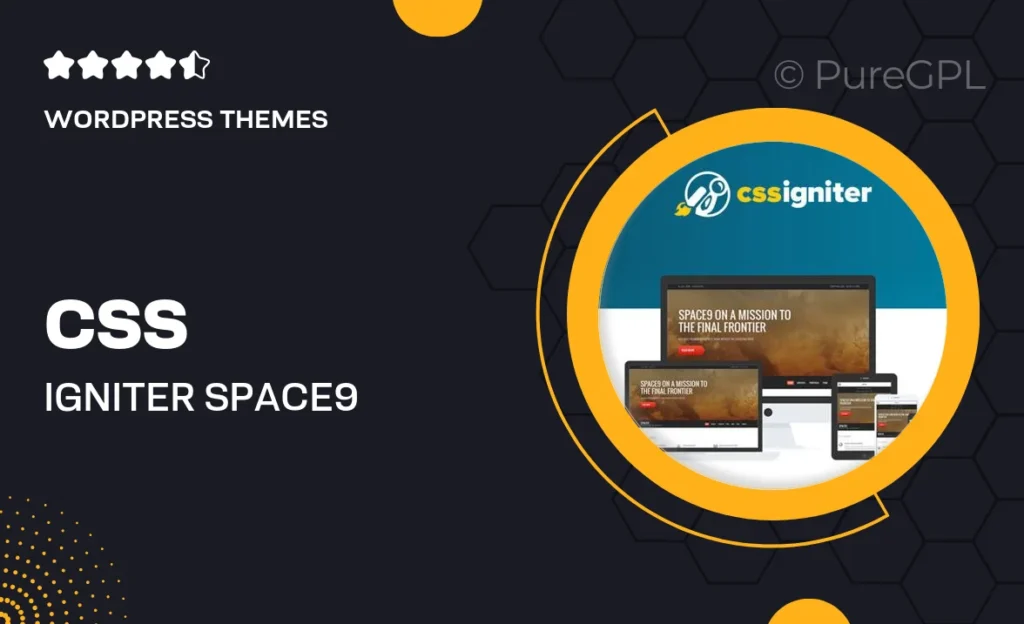 CSS Igniter Space9 WordPress Theme 4 CSS Igniter Space9 WordPress Theme
