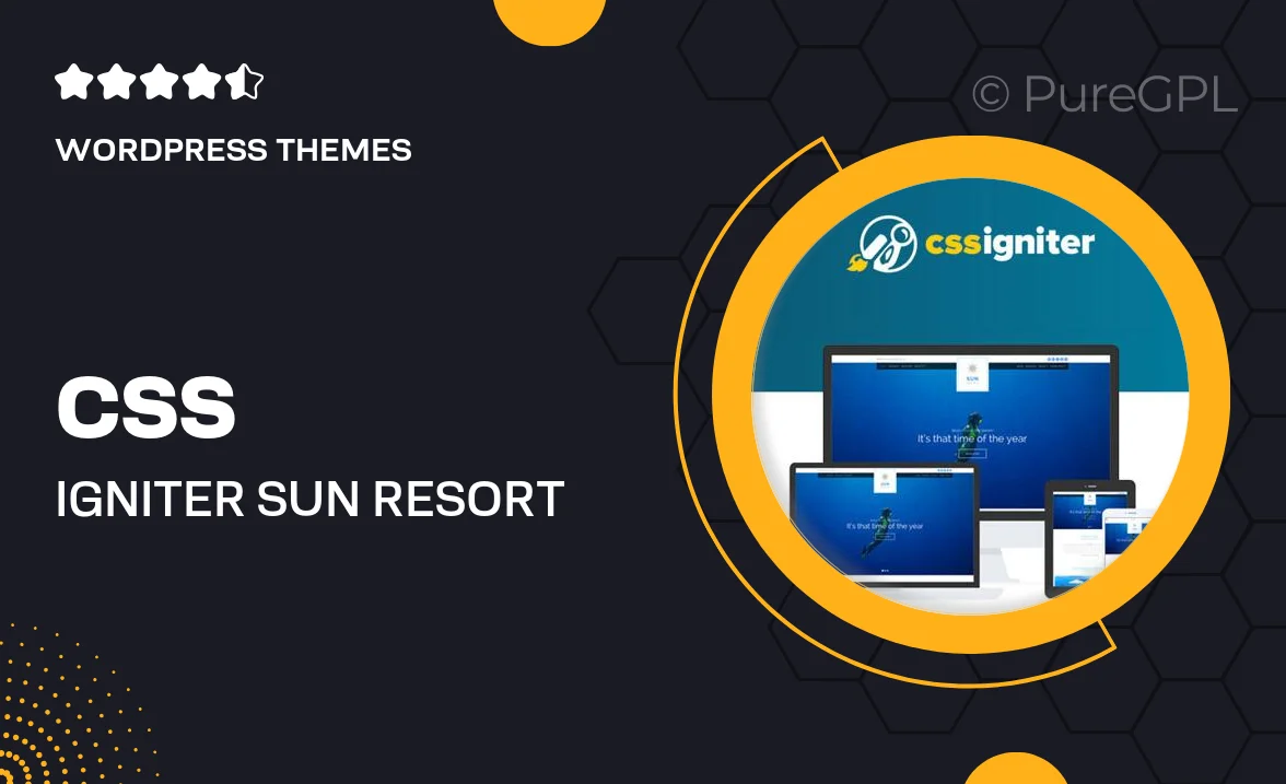 CSS Igniter Sun Resort WordPress Theme