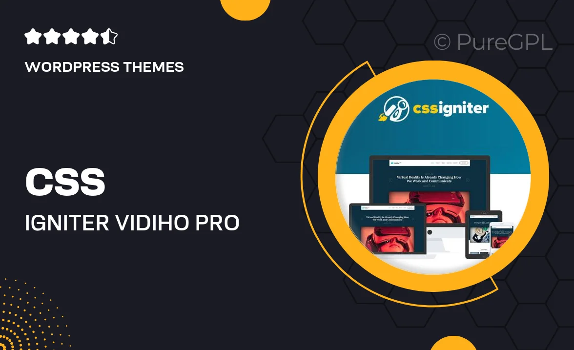 CSS Igniter Vidiho Pro Theme