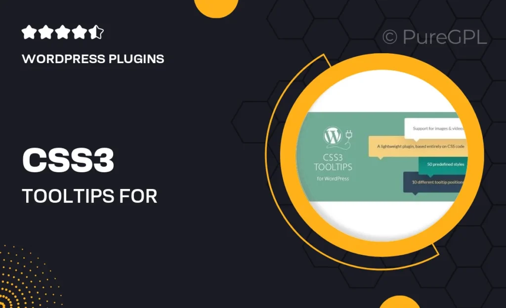 CSS3 Tooltips For WordPress 50 CSS3 Tooltips For WordPress