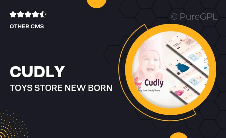 cudly toys store new born babies shopify theme