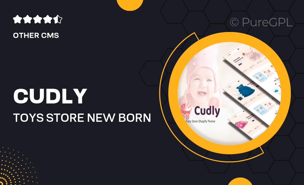 Cudly – Toys Store, New Born Babies Shopify Theme