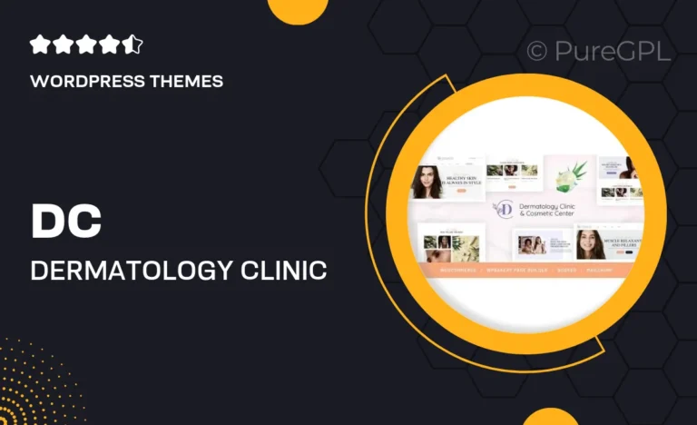 d c dermatology clinic cosmetology center wordpress theme