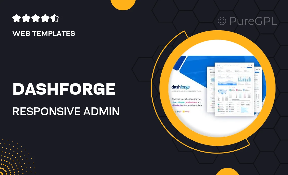 Dashforge – Responsive Admin Dashboard Template