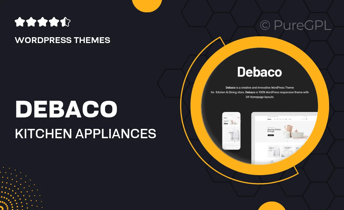 Debaco – Kitchen appliances for WooCommerce WordPress