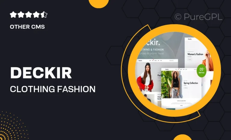 deckir clothing fashion shopify 2 0 theme