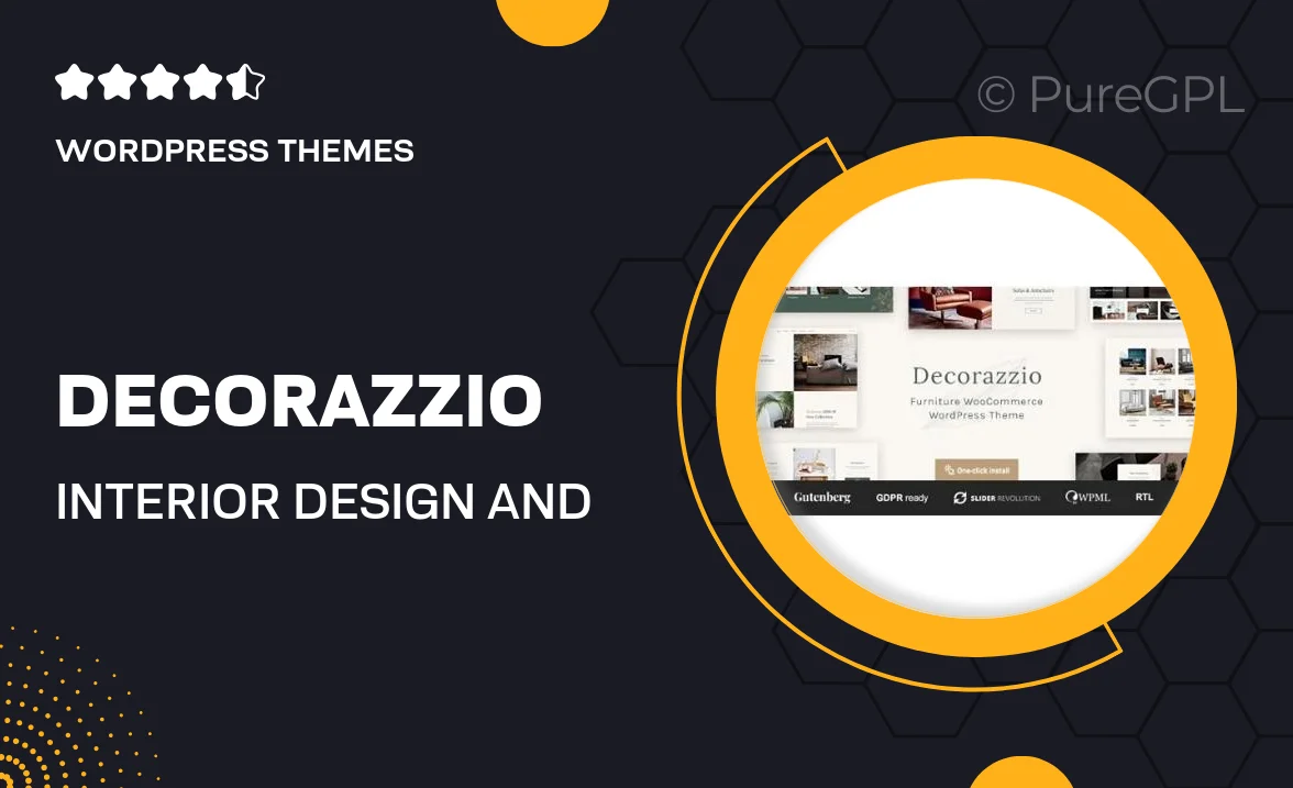 Decorazzio – Interior Design and Furniture Store WordPress Theme