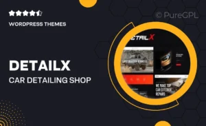 DetailX – Car Detailing, Shop & Repair WordPress Theme