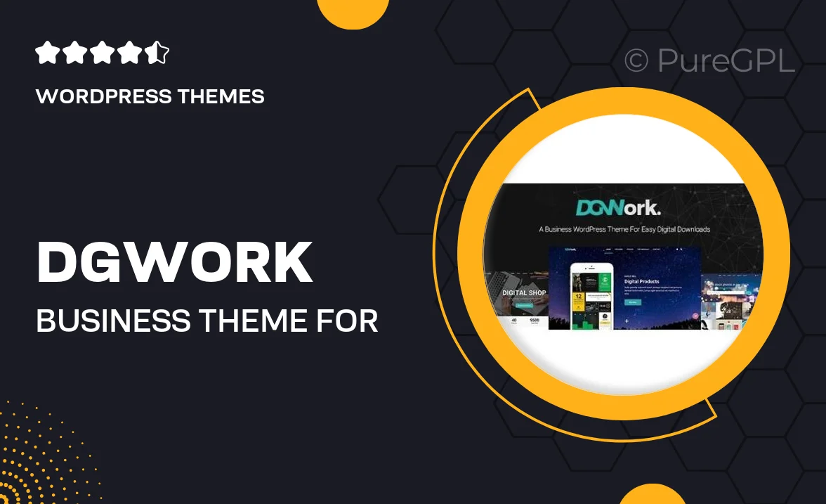 DGWork – Business Theme For Easy Digital Downloads