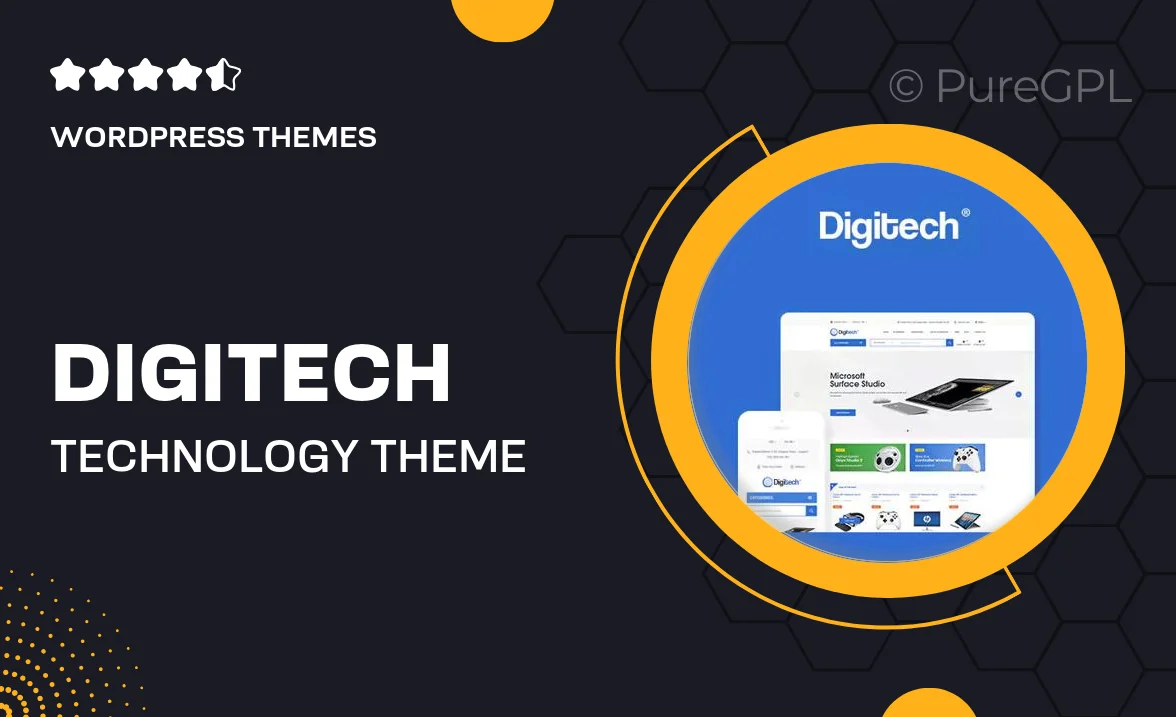 Digitech – Technology Theme for WooCommerce WordPress