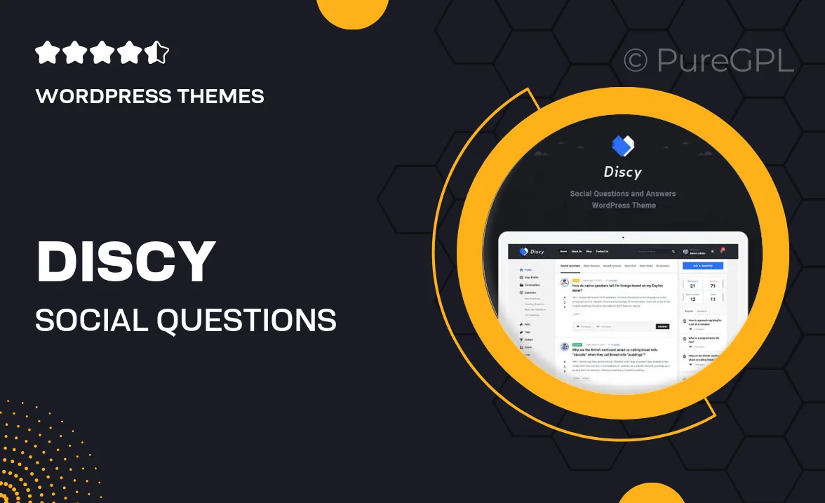 Discy – Social Questions and Answers WordPress Theme