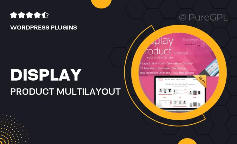 display product multi layout for woocommerce