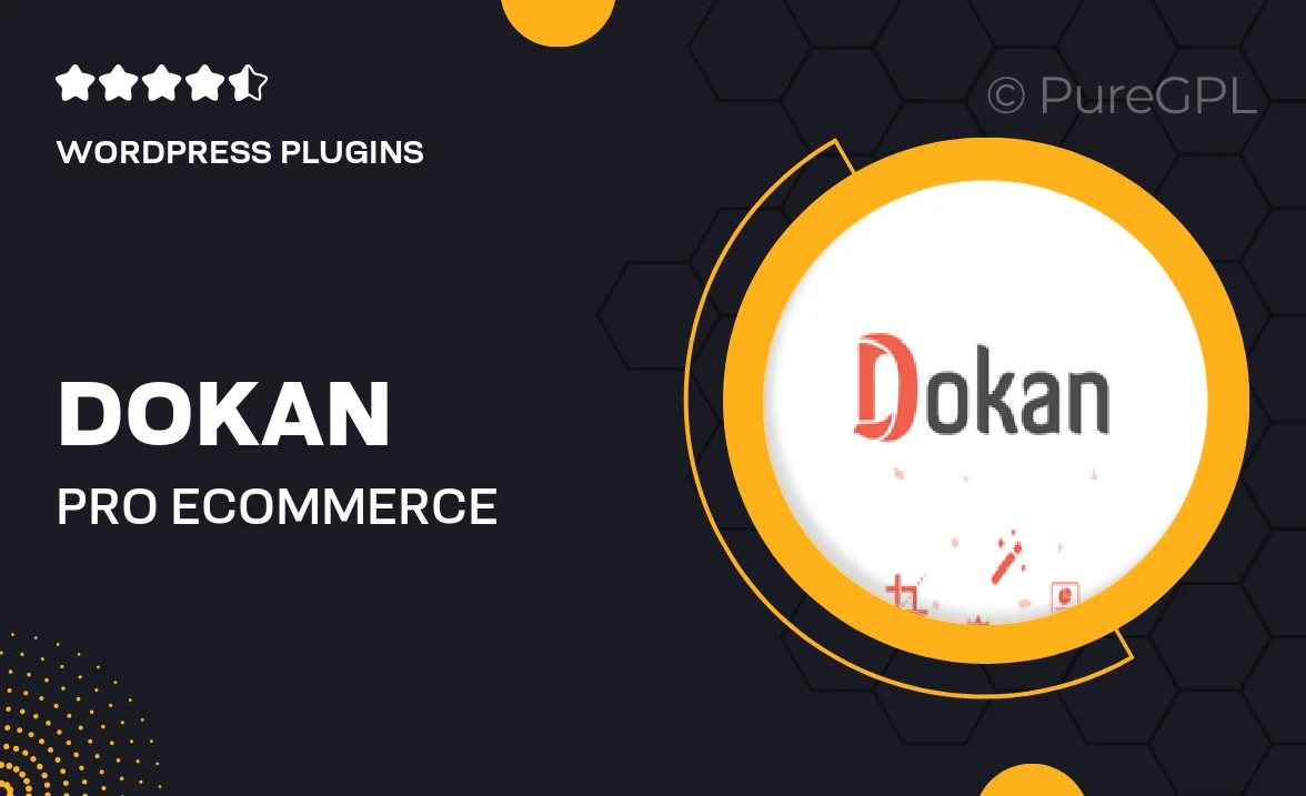 Dokan Pro – eCommerce Marketplace Plugin